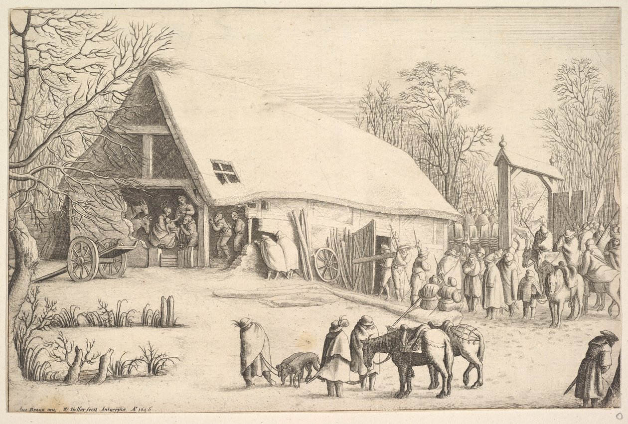 1646年，奥古斯丁·布劳恩（Augustin Braun）奉行国王的崇拜。 作者 瓦茨劳斯·霍拉尔