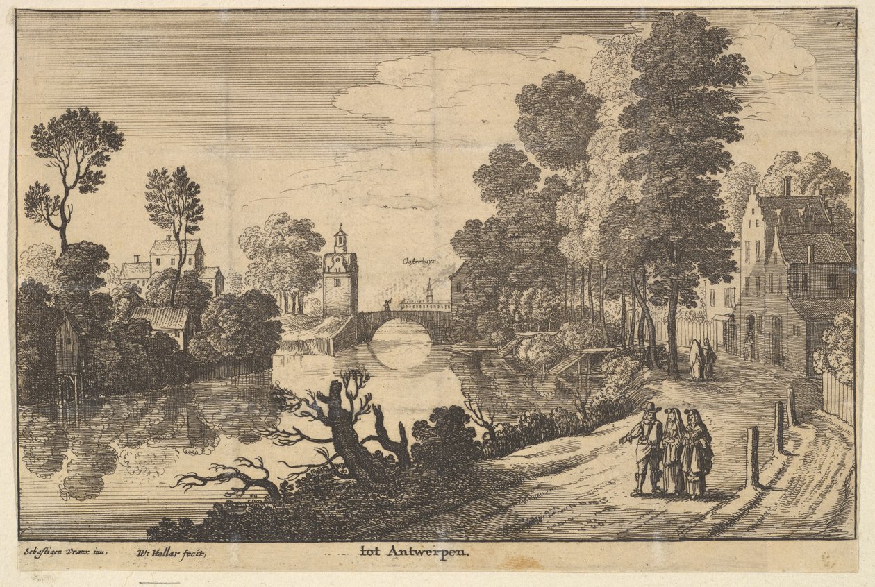 安特卫普，1625-77。 作者 瓦茨劳斯·霍拉尔