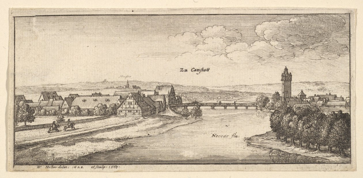 坎城，1665年。 作者 瓦茨劳斯·霍拉尔