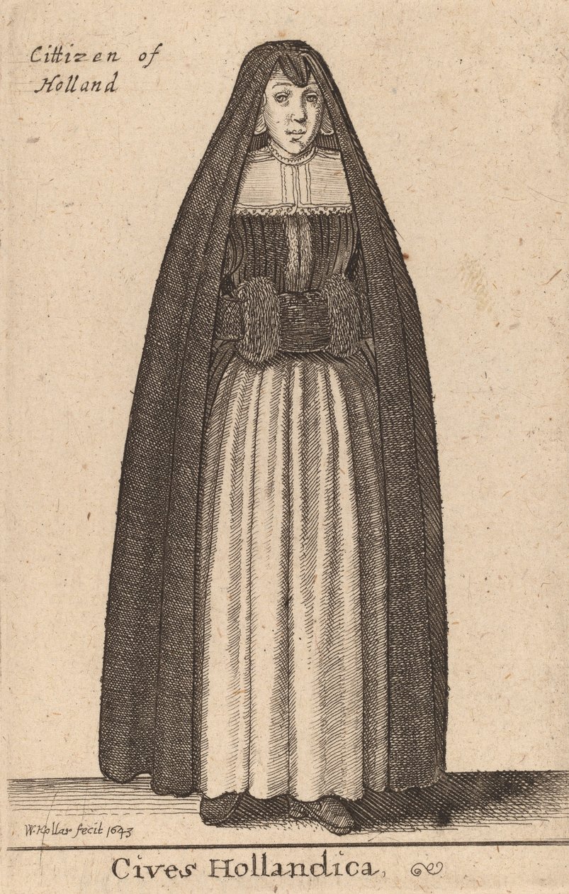 Cives Hollandica, 1643. 作者 瓦茨劳斯·霍拉尔