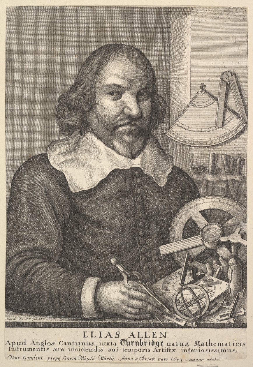 埃里亚斯·艾伦（Elias Allen），1666年。 作者 瓦茨劳斯·霍拉尔