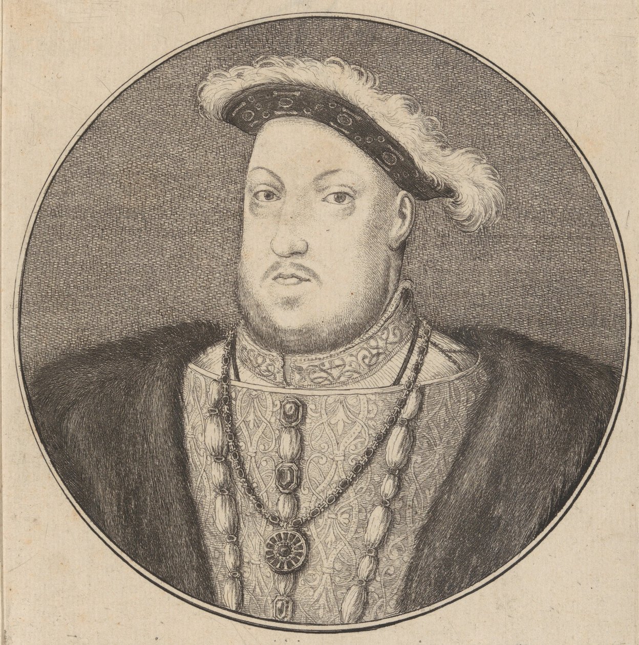 Henricus VIII Angliae Rex等，1647年，1647年。 作者 瓦茨劳斯·霍拉尔