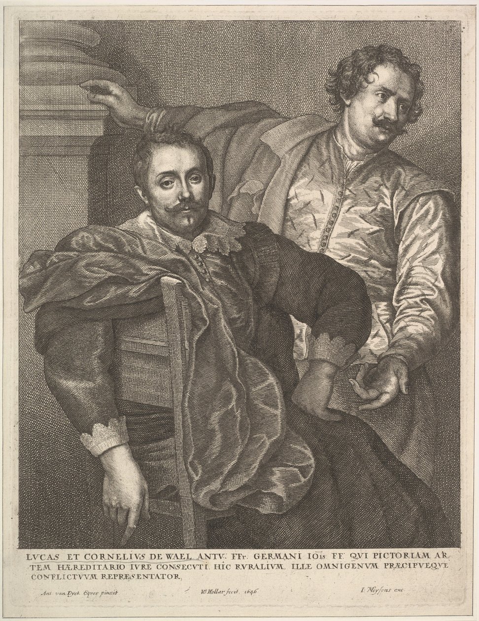 卢卡斯和Cornelius van Wael，1646年。 作者 瓦茨劳斯·霍拉尔