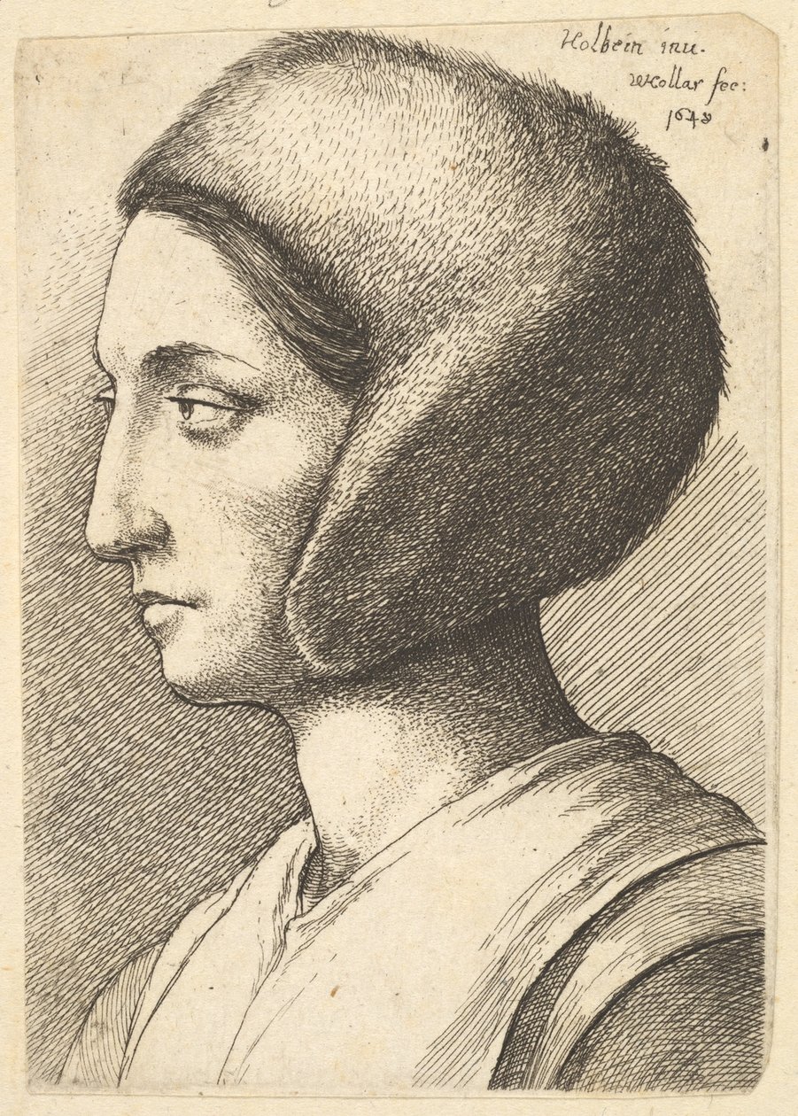 玛格丽特·吉格斯（Margaret Giggs），1648年。 作者 瓦茨劳斯·霍拉尔