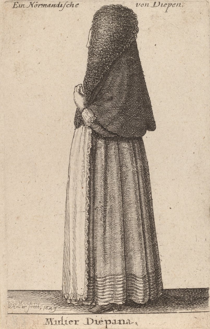 Mulier Diepana，1649年。 作者 瓦茨劳斯·霍拉尔