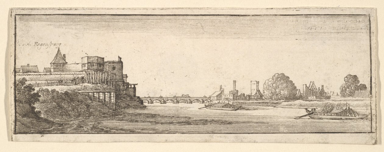 雷根斯堡，1652-77年。 作者 瓦茨劳斯·霍拉尔