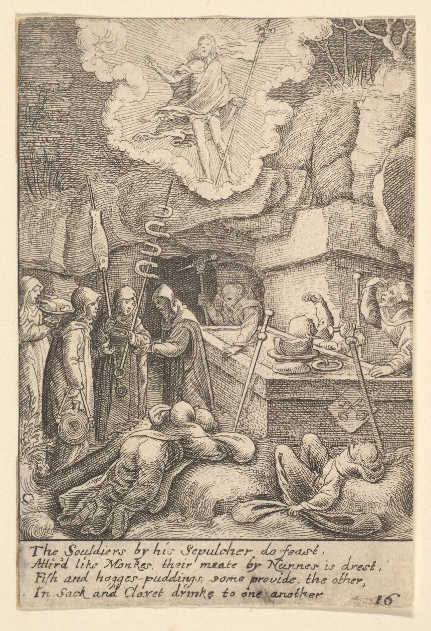 复活，1625-77年。 作者 瓦茨劳斯·霍拉尔