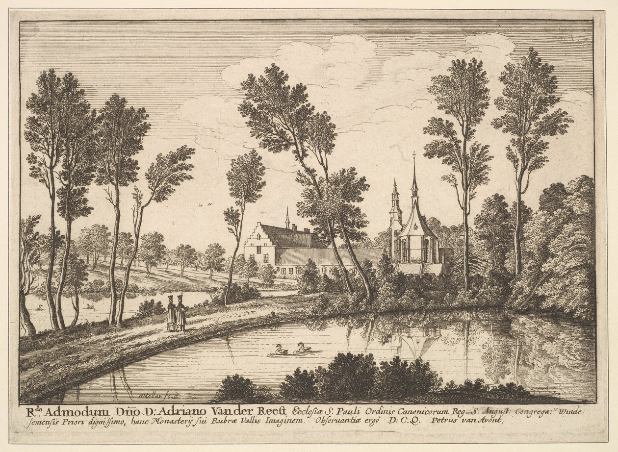 Rothendael修道院，1648年。 作者 瓦茨劳斯·霍拉尔