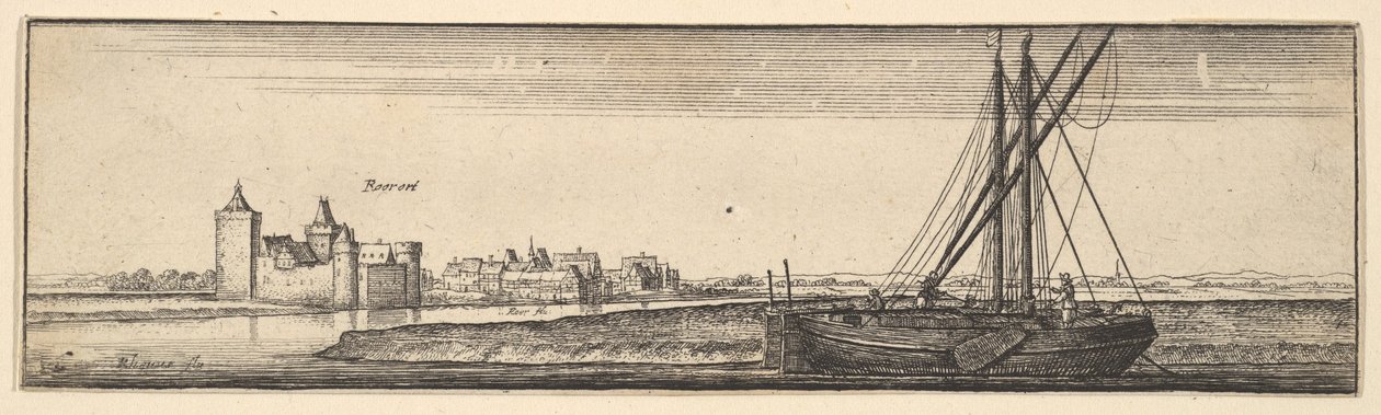 Ruhrort，1642-44年。 作者 瓦茨劳斯·霍拉尔