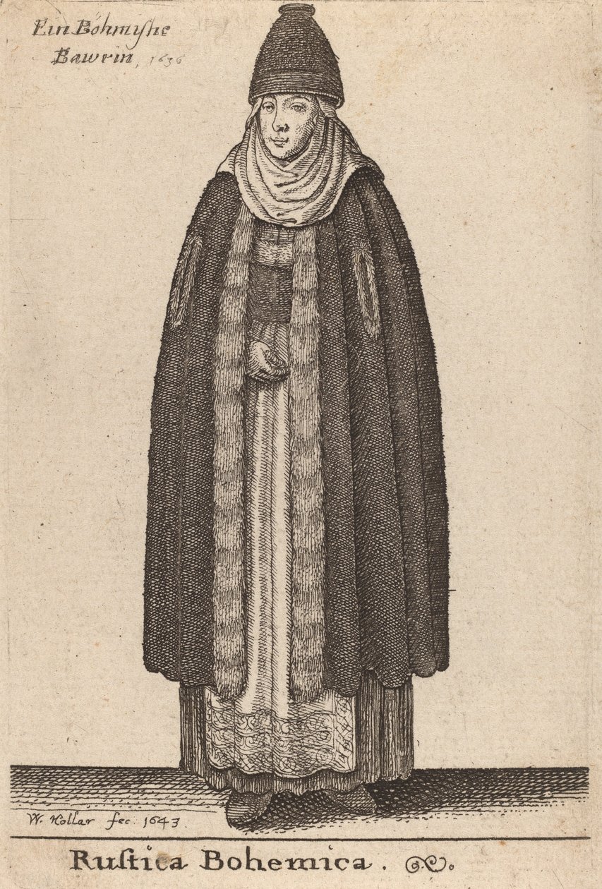 Rustica Bohemica, 1643. 作者 瓦茨劳斯·霍拉尔