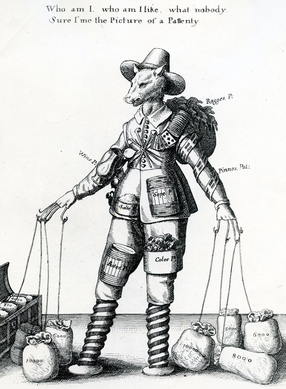 讽刺版画，1641-1650 作者 瓦茨劳斯·霍拉尔