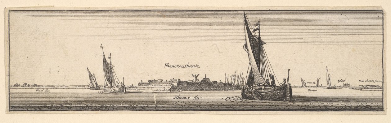 Schanzenschanz，1642-1644年。 作者 瓦茨劳斯·霍拉尔