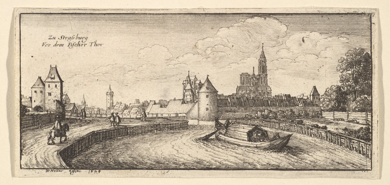 斯特拉斯堡，1663-65年。 作者 瓦茨劳斯·霍拉尔