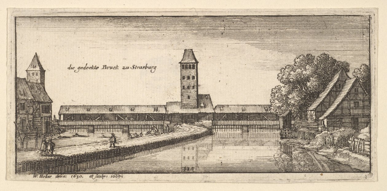 斯特拉斯堡，1665年。 作者 瓦茨劳斯·霍拉尔
