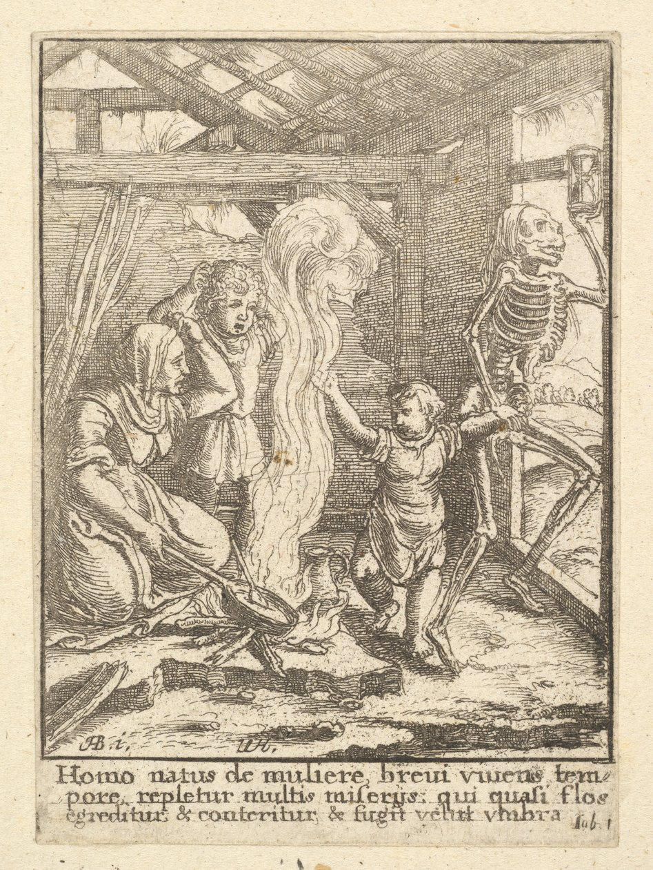1651年，来自死亡之舞的孩子。 作者 瓦茨劳斯·霍拉尔