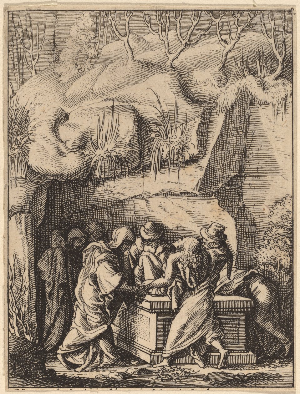 埋葬》（The Entombment 作者 瓦茨劳斯·霍拉尔