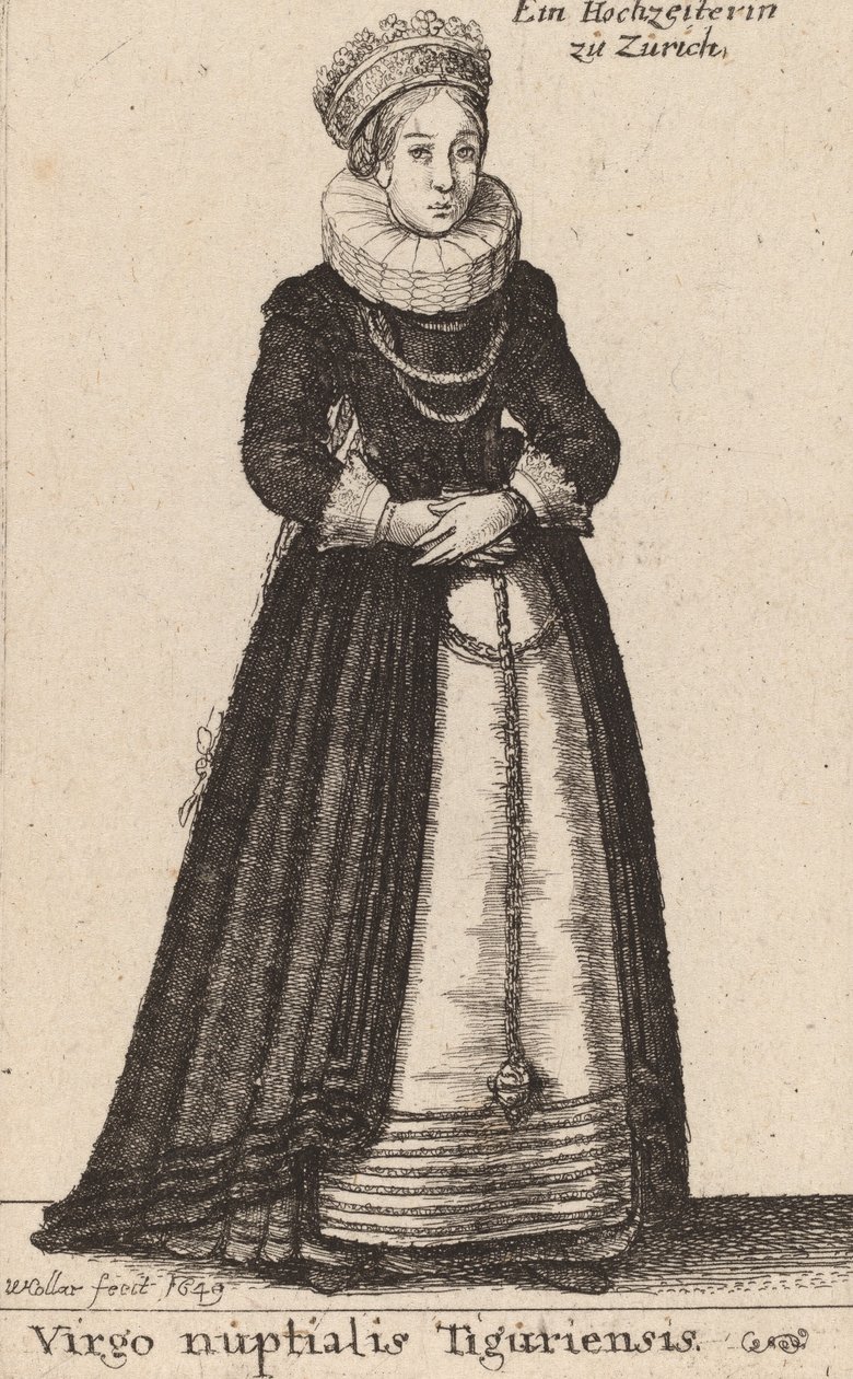 Virgo Nuptialis Tiguriensis, 1649. 作者 瓦茨劳斯·霍拉尔