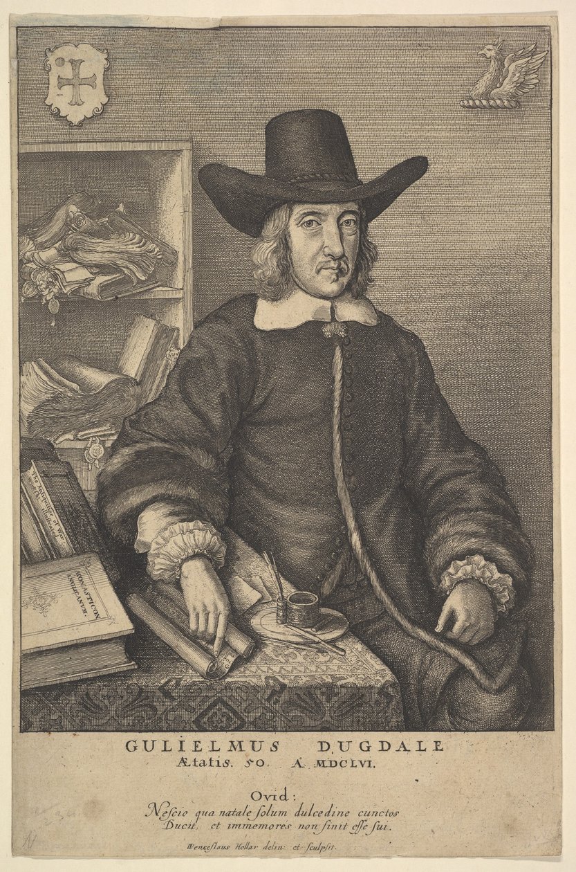 威廉·杜格代尔（William Dugdale），1625-77年。 作者 瓦茨劳斯·霍拉尔