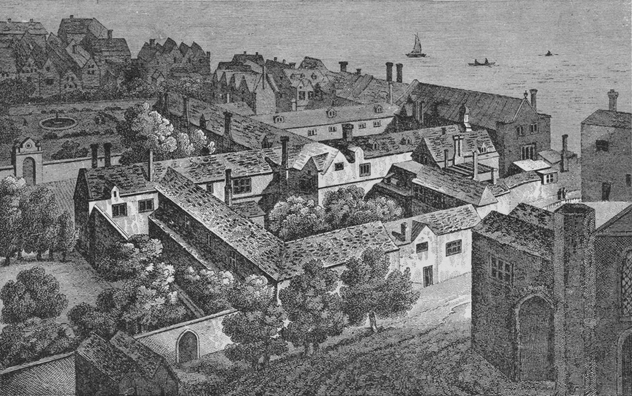 温彻斯特故居（Southchester），约1649年，摄于1912年c1812年，圣救世主塔 作者 瓦茨劳斯·霍拉尔