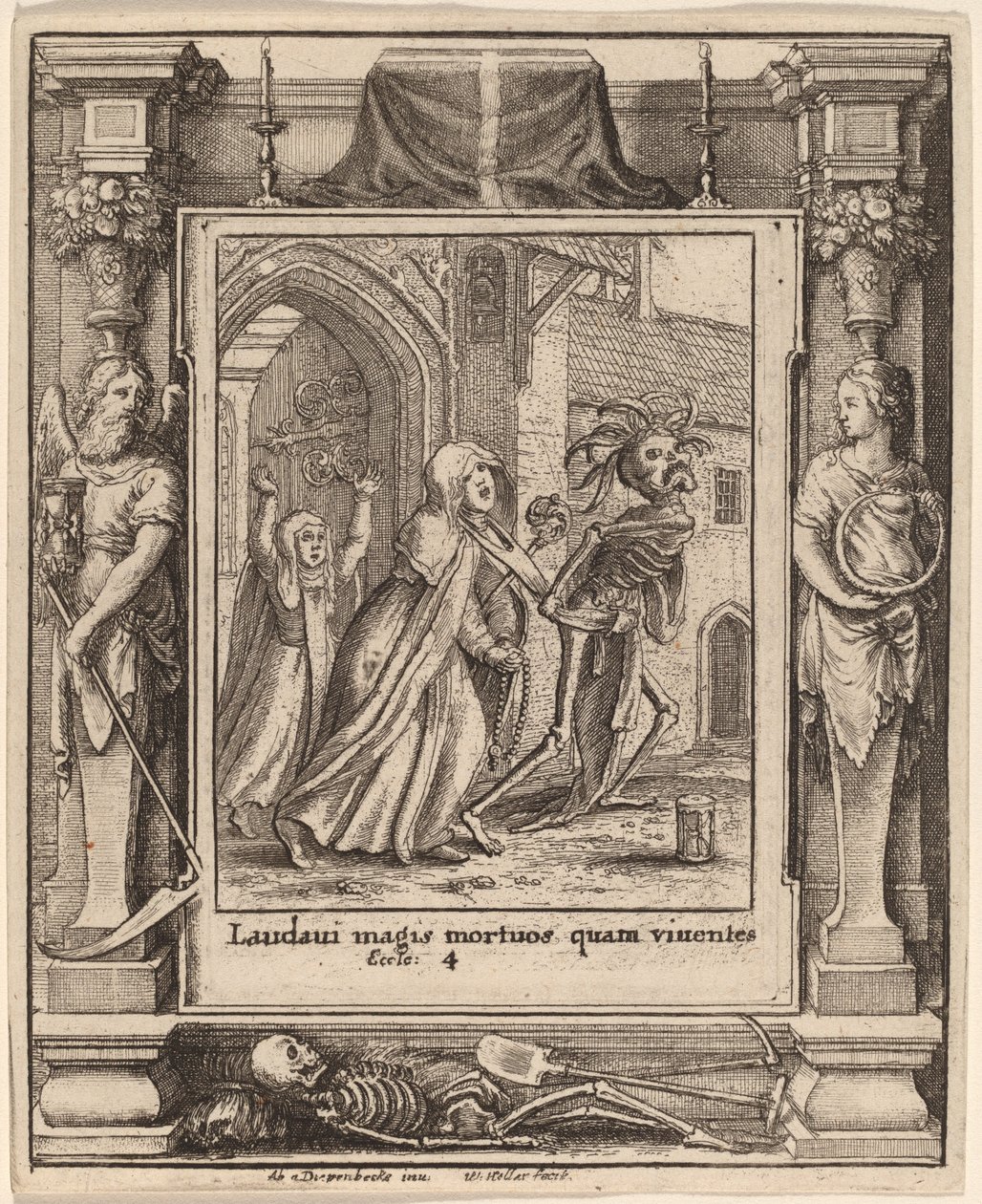 女修道院院长 作者 瓦茨拉夫·霍拉尔（Hans Holbein the Younger） 亚伯拉罕·范·迪彭贝克（Abraham van Diepenbeeck）之后