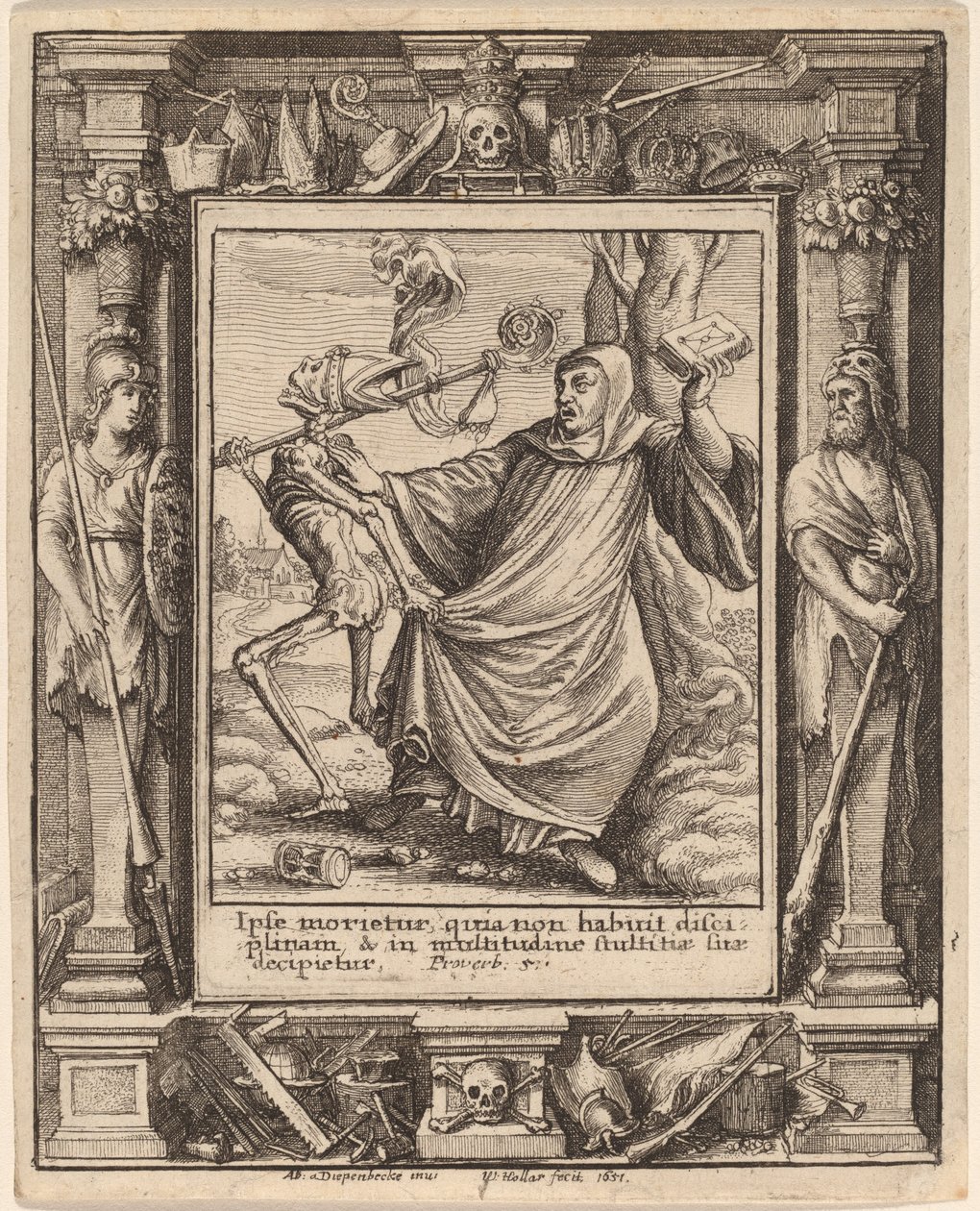 阿博特 作者 瓦茨拉夫·霍拉尔（Hans Holbein the Younger） 亚伯拉罕·范·迪彭贝克（Abraham van Diepenbeeck）之后