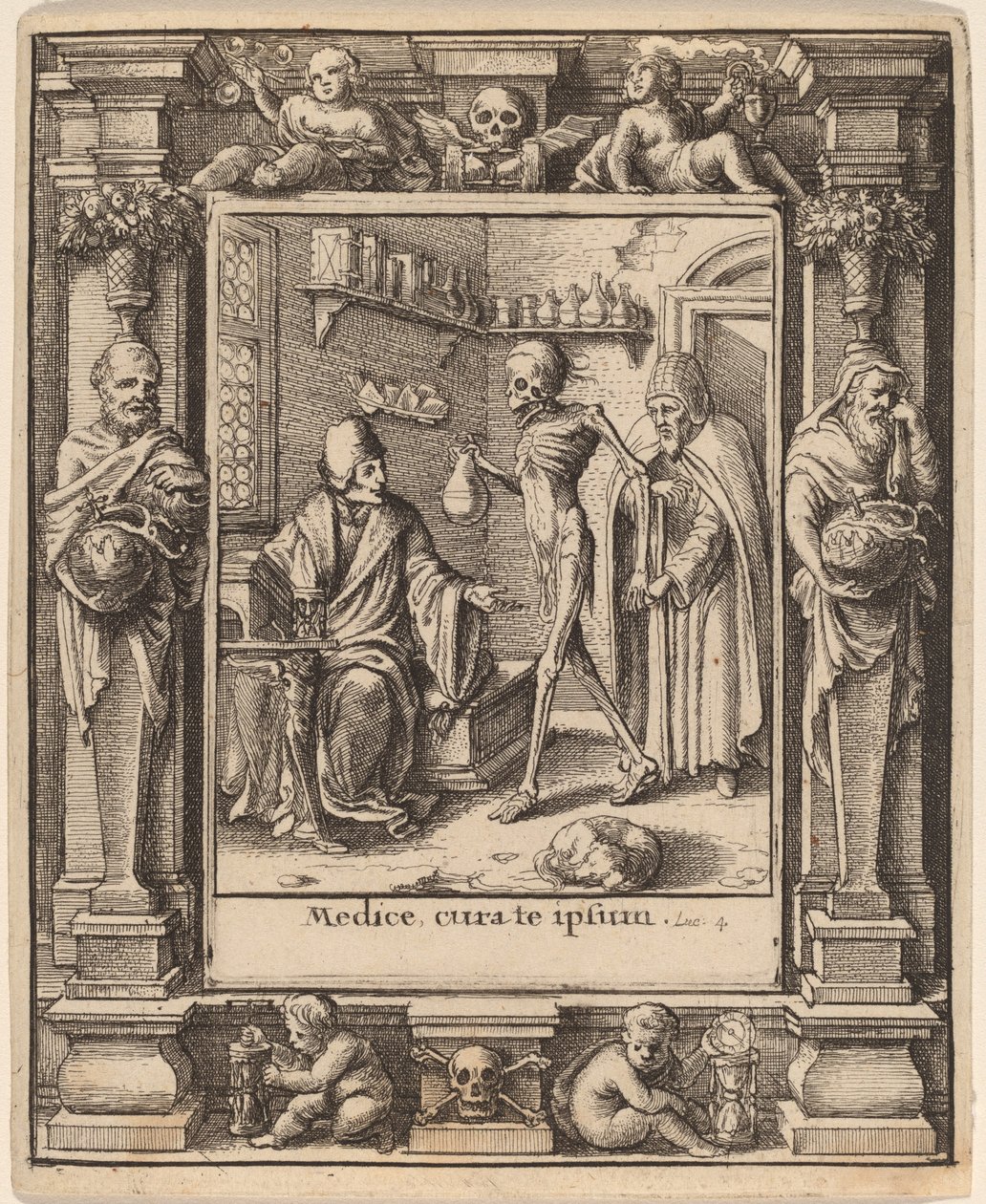 医生 作者 瓦茨拉夫·霍拉尔（Hans Holbein the Younger） 亚伯拉罕·范·迪彭贝克（Abraham van Diepenbeeck）之后