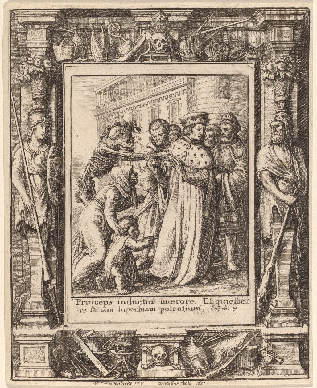 杜克 作者 瓦茨拉夫·霍拉尔（Hans Holbein the Younger） 亚伯拉罕·范·迪彭贝克（Abraham van Diepenbeeck）之后