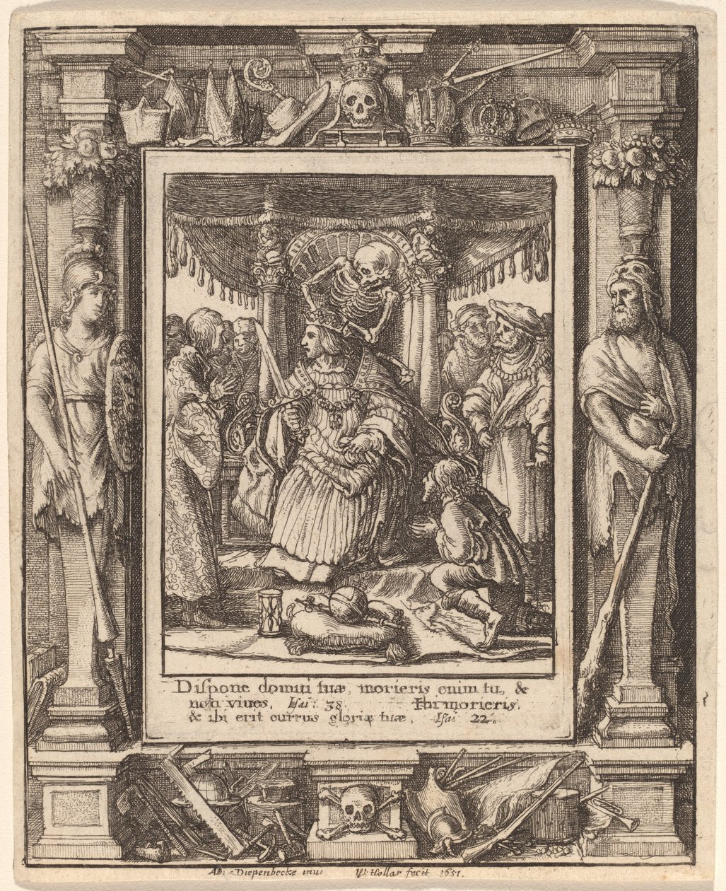 皇帝 作者 瓦茨拉夫·霍拉尔（Hans Holbein the Younger） 亚伯拉罕·范·迪彭贝克（Abraham van Diepenbeeck）之后