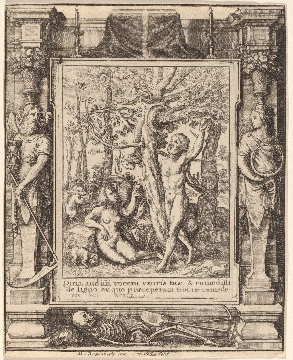 伊甸园 作者 瓦茨拉夫·霍拉尔（Hans Holbein the Younger） 亚伯拉罕·范·迪彭贝克（Abraham van Diepenbeeck）之后