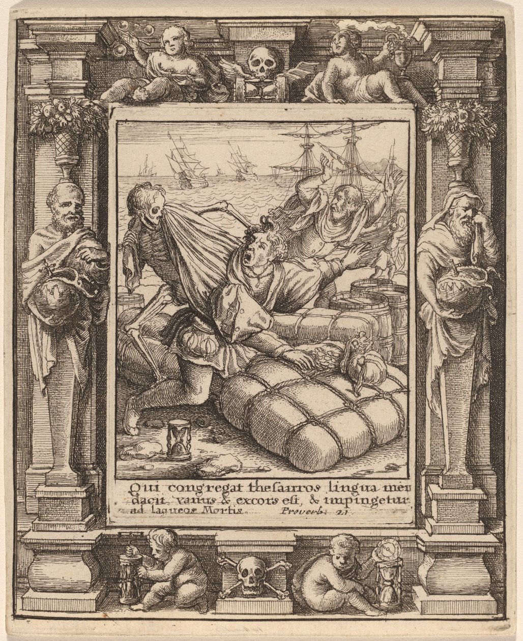 商户 作者 瓦茨拉夫·霍拉尔（Hans Holbein the Younger） 亚伯拉罕·范·迪彭贝克（Abraham van Diepenbeeck）之后