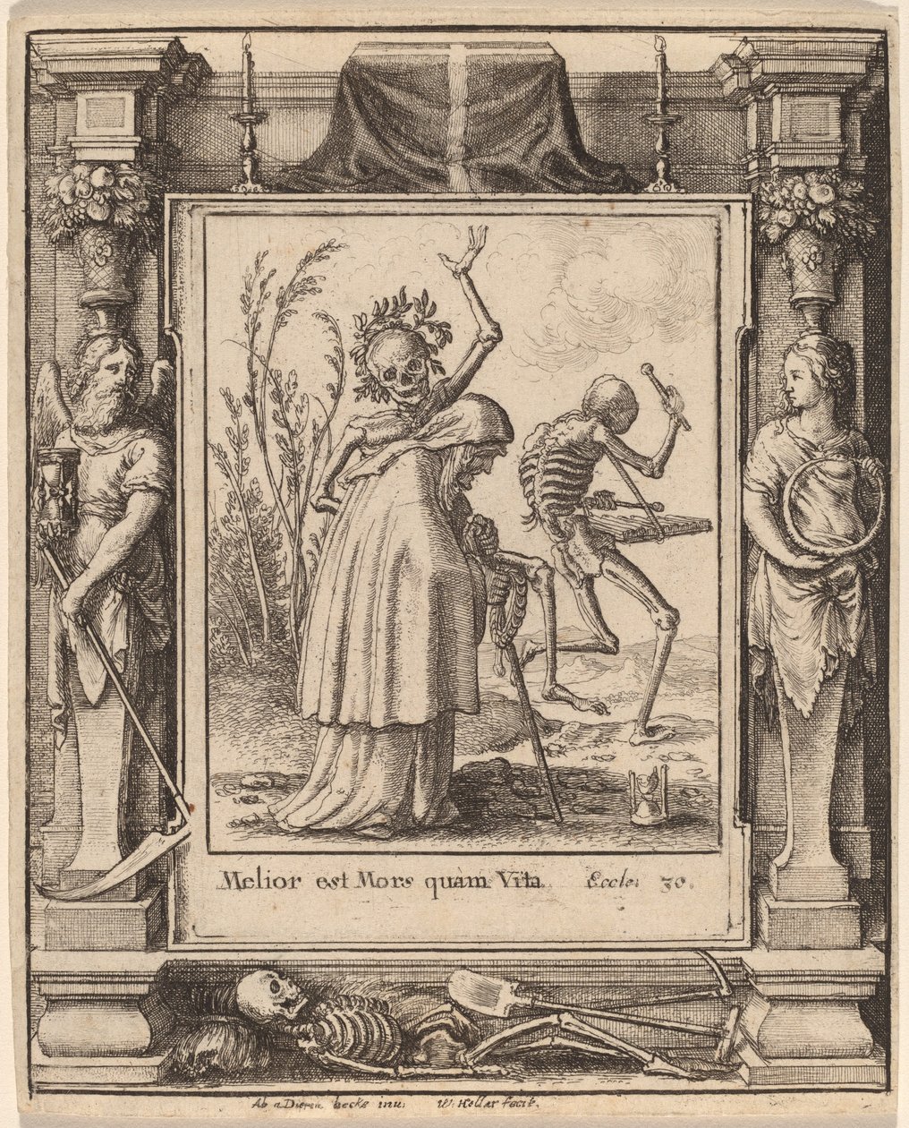 老妇人 作者 瓦茨拉夫·霍拉尔（Hans Holbein the Younger） 亚伯拉罕·范·迪彭贝克（Abraham van Diepenbeeck）之后
