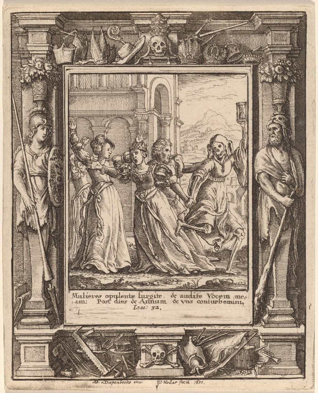 女皇 作者 瓦茨拉夫·霍拉尔（Hans Holbein the Younger） 亚伯拉罕·范·迪彭贝克（Abraham van Diepenbeeck）之后
