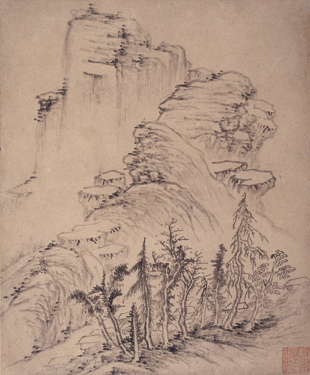 山水画册 作者 杨文从