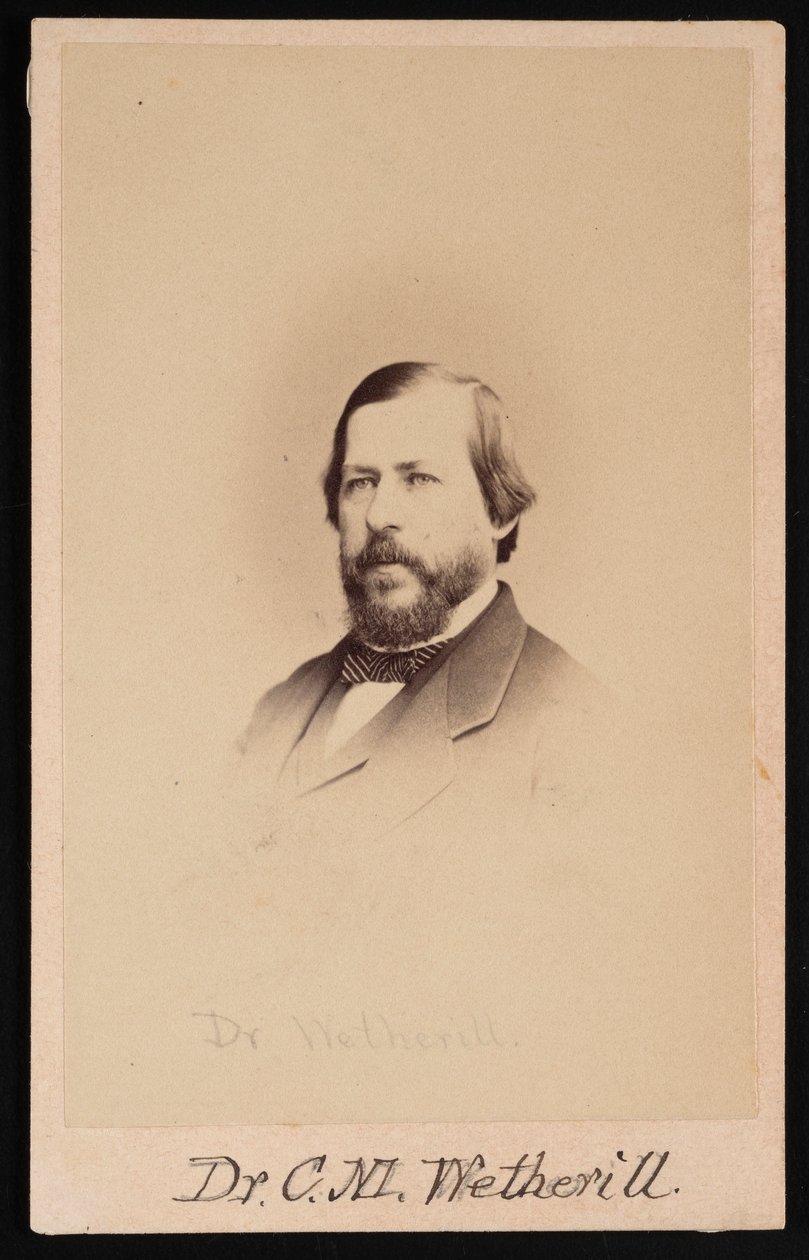 查尔斯-迈尔-维瑟尔博士1825-1871年的肖像，1864年。 作者 温德罗斯和泰勒