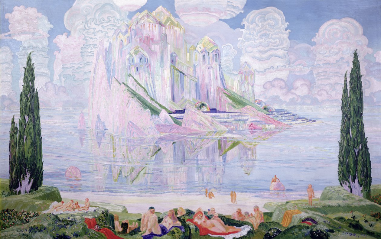 海上奇迹，1917年 作者 