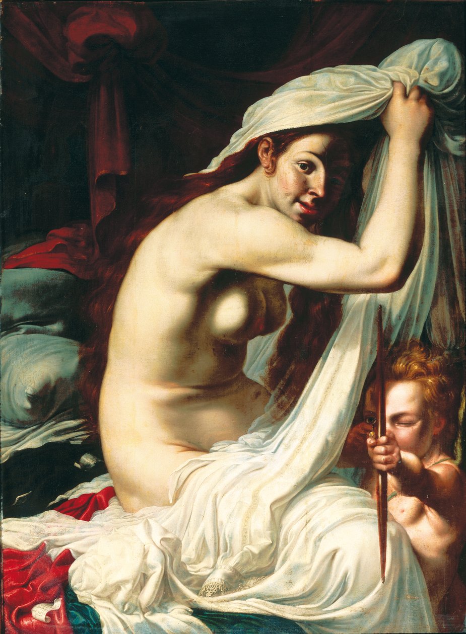 金星和丘比特 作者 Werner Jacobsz van den Valckert