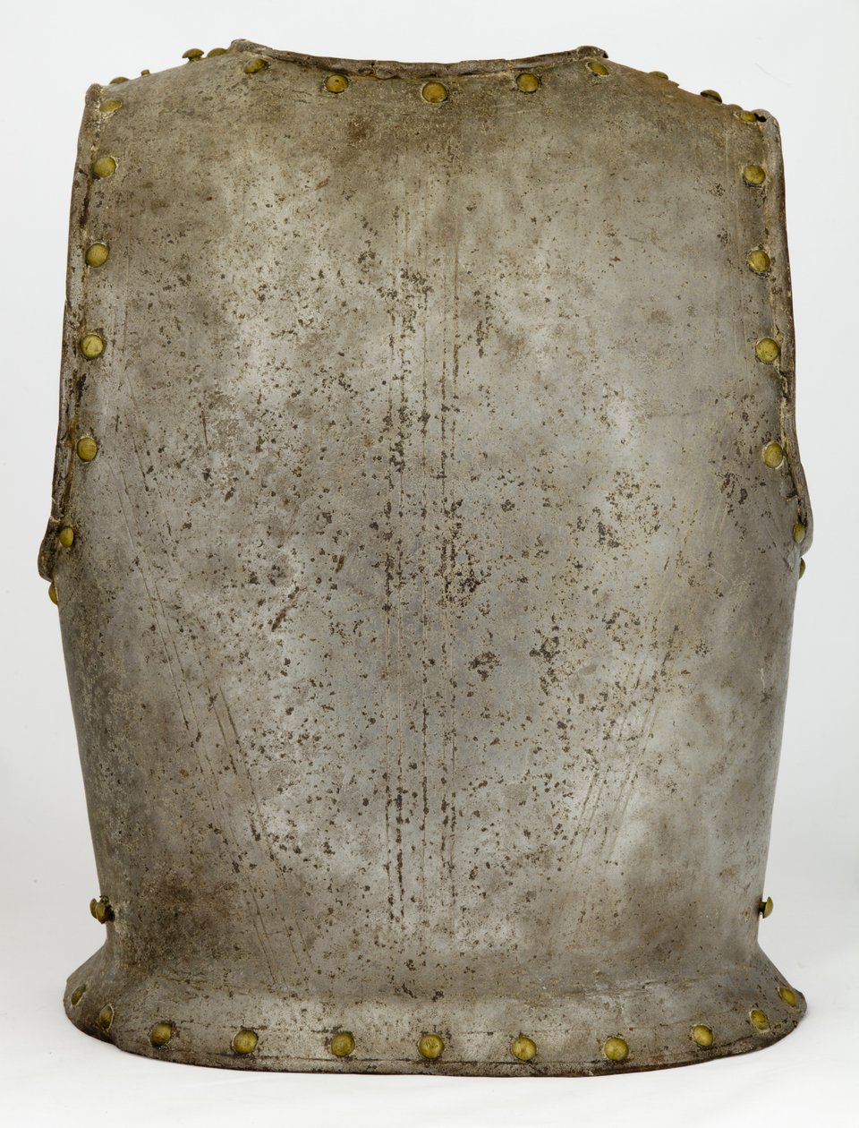 背板，c.1650-1700（钢和黄铜） 作者 西欧学校