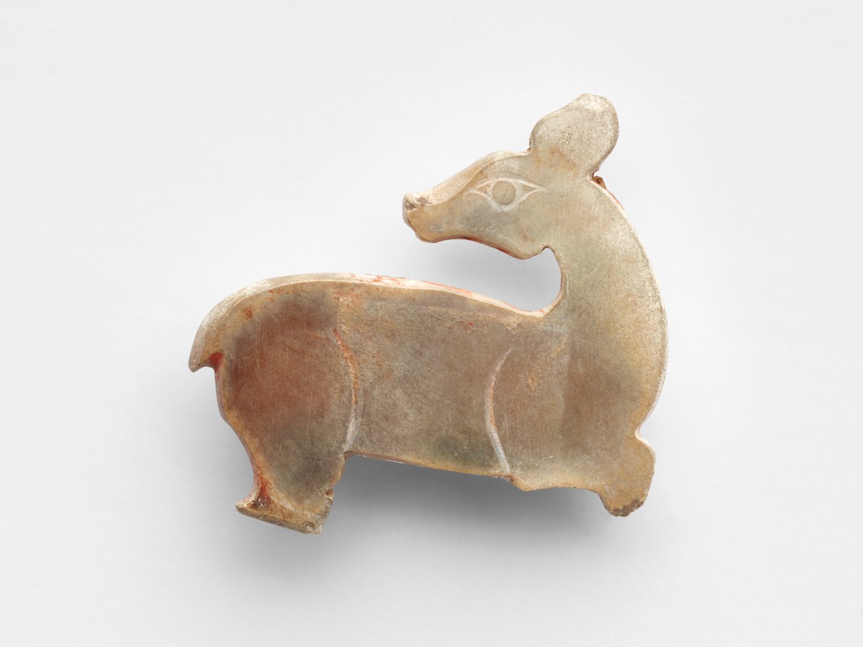 鹿角形坠子，约前1050年至前850年 作者 西周中文学校