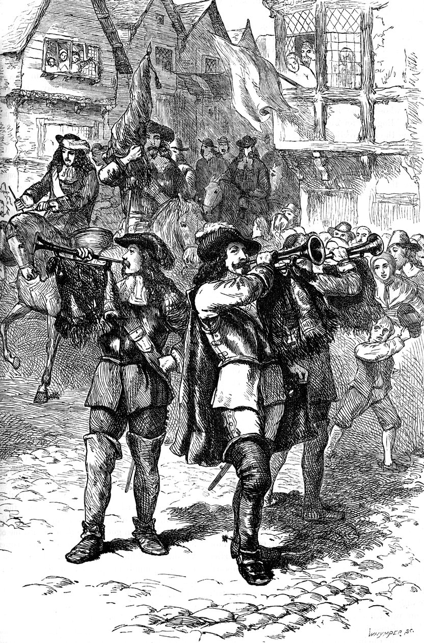 詹姆斯二世（James II）在1685 c1880年在波士顿宣告成立 作者 为何