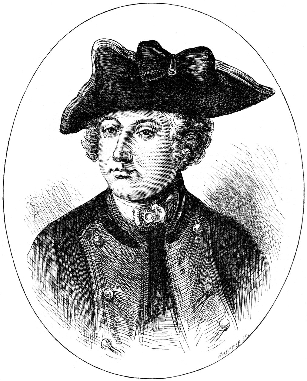 杰弗里·阿默斯特爵士（Jeffery Amherst），18世纪的英国士兵，建于1880年。 作者 为何