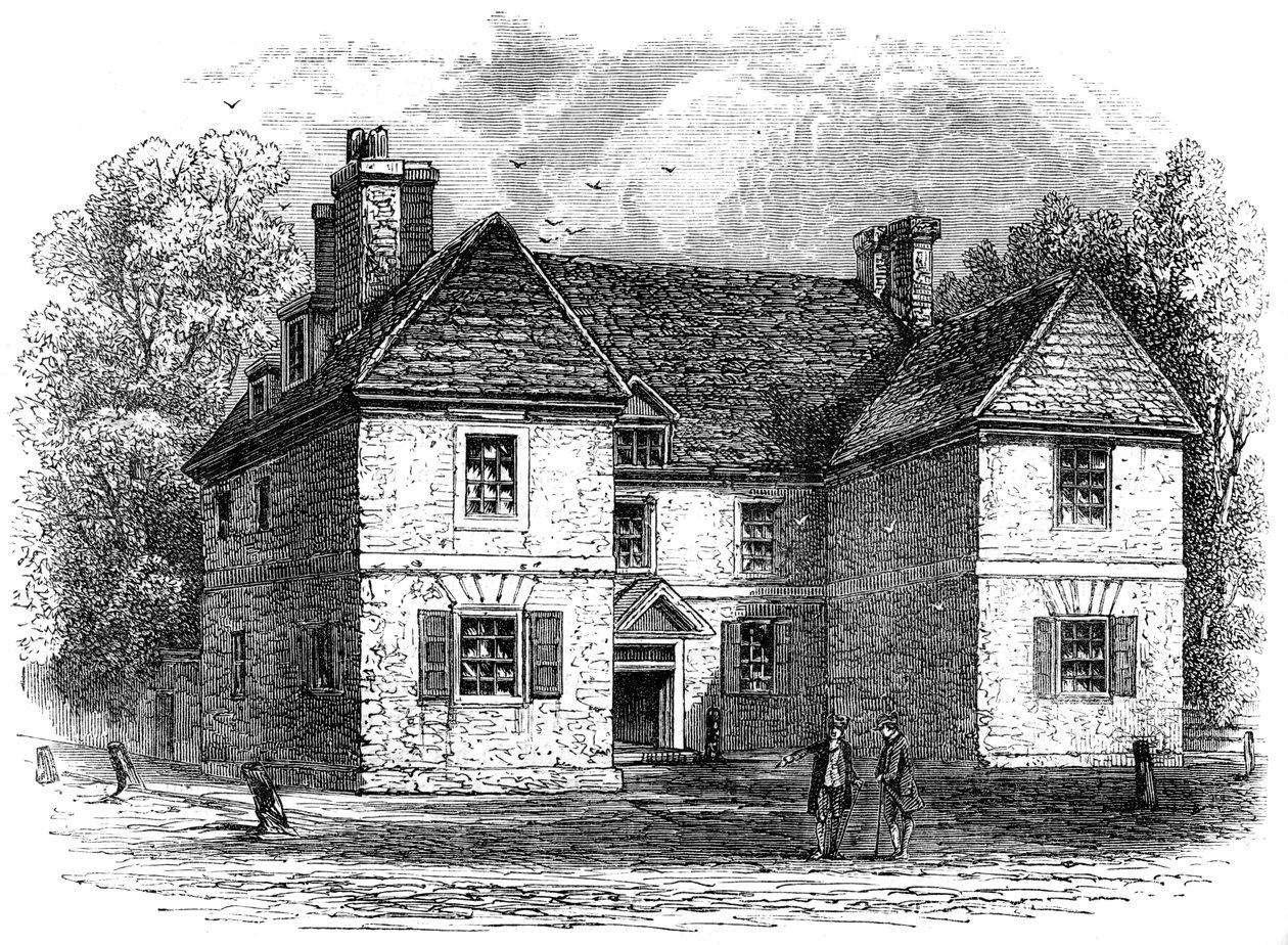 威廉·彭斯故居（William Penns House），宾夕法尼亚州费城，17世纪末-18世纪初c1880 作者 为何