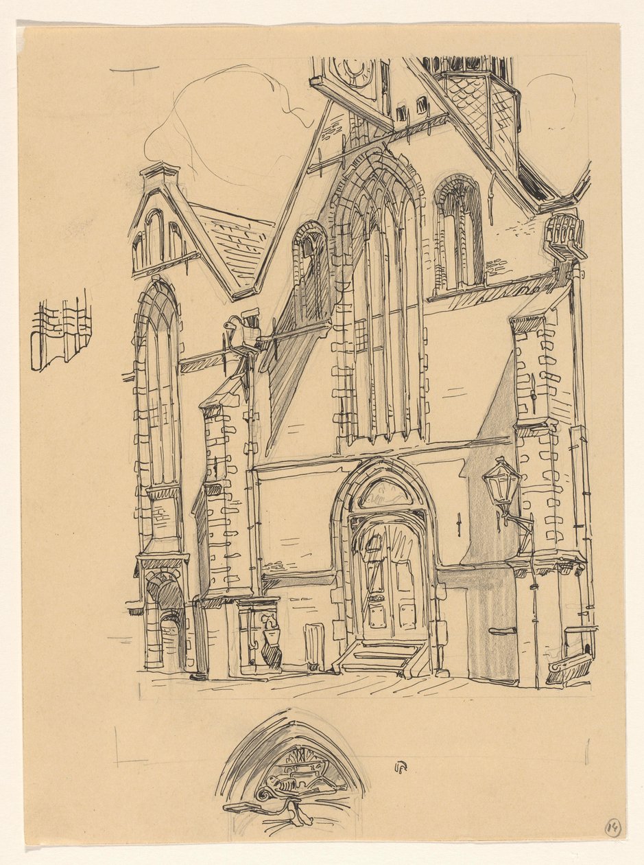 霍恩 Noorderkerk 教堂西立面 作者 维南德·奥托·扬·纽文坎普