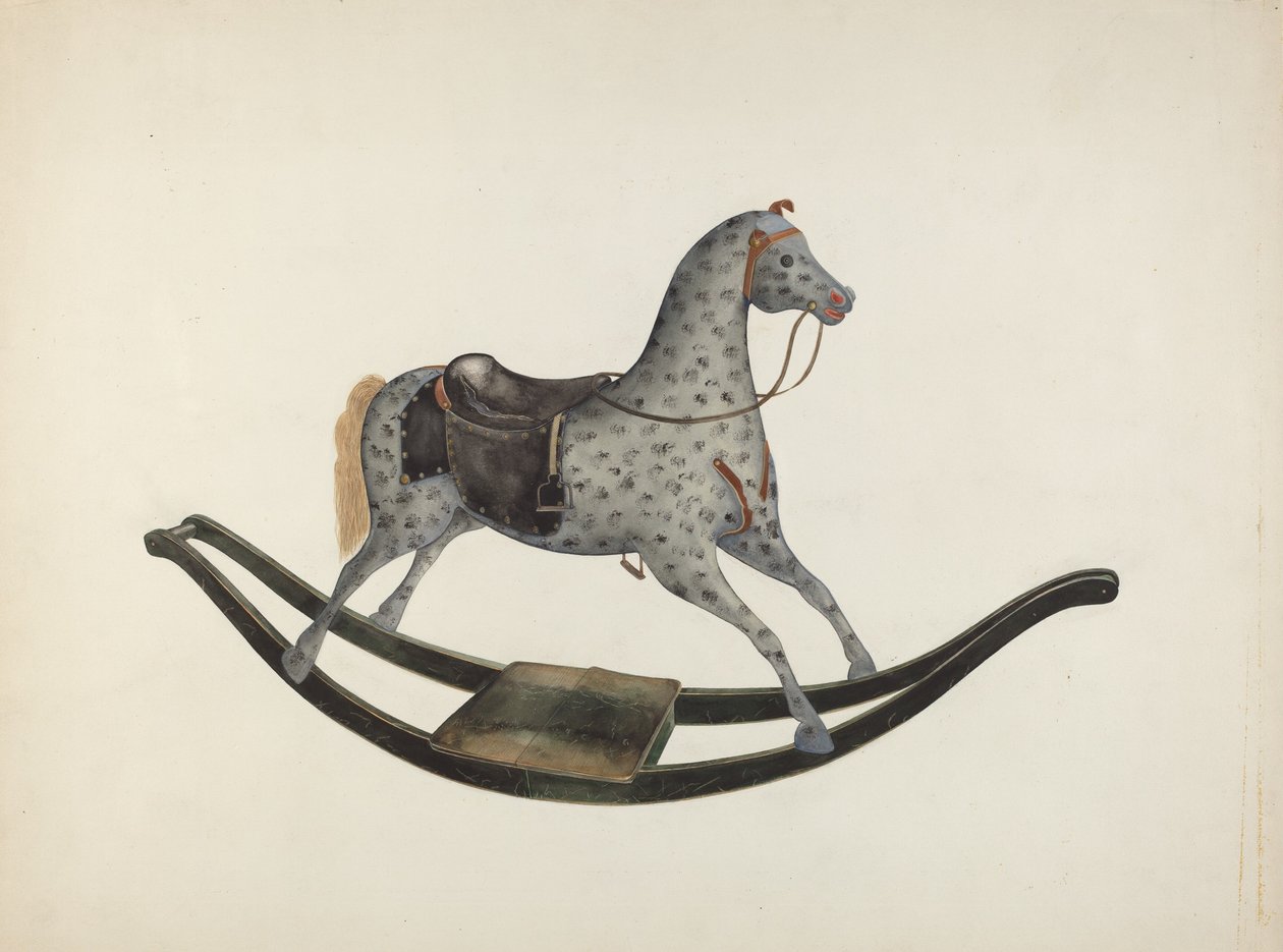 Hobby Horse，约1941年。 作者 威尔伯·赖斯