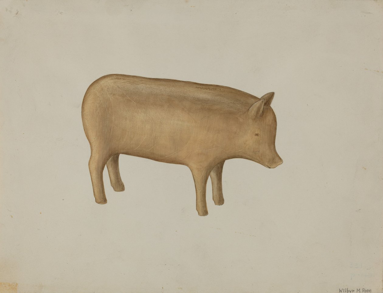木猪，19351942。 作者 威尔伯·赖斯