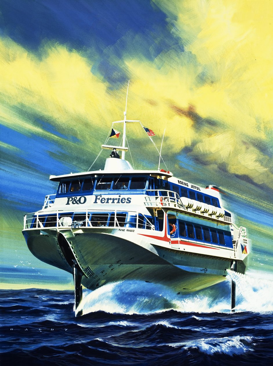 Jetfoil PO 轮渡 作者 威尔夫（20世纪）哈代