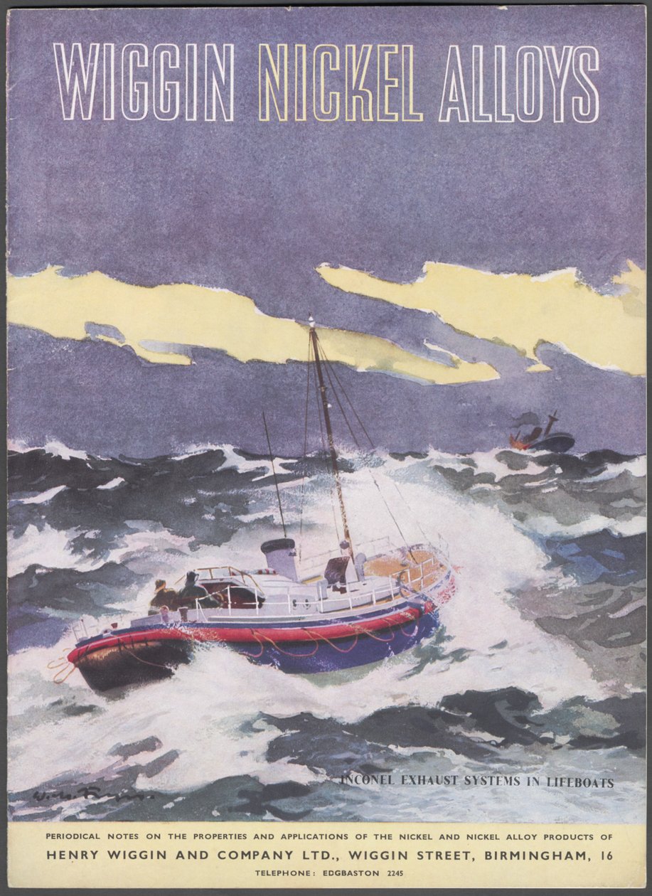 威金镍合金，1960年代 作者 威尔弗雷德·弗莱尔