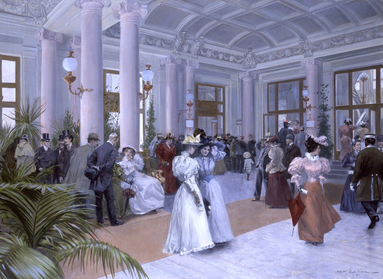 Das Vestibül des Kaiserbads（帝国浴场前厅） 作者 威廉·高斯（Wilhelm Gause）