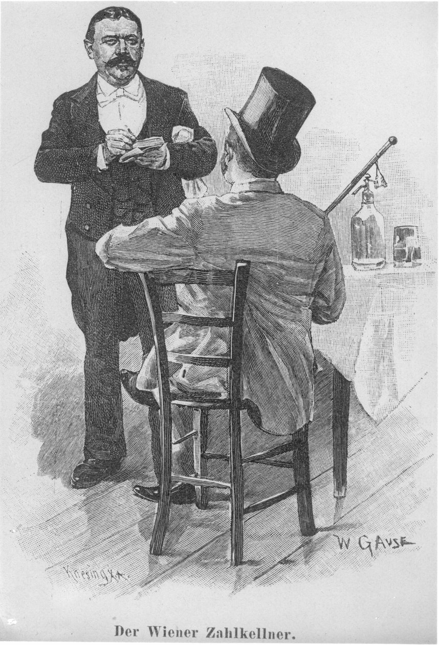 维也纳付费服务员 作者 威廉·高斯（Wilhelm Gause）