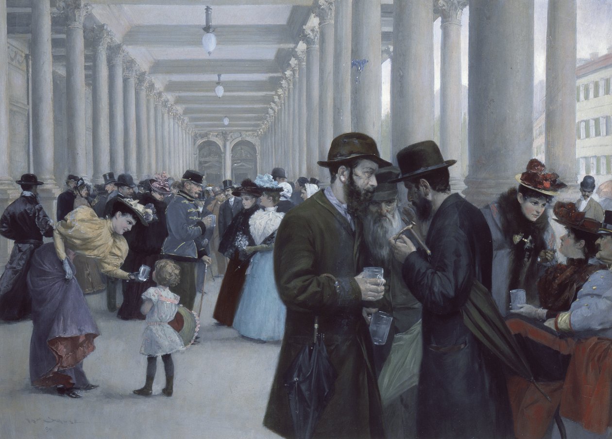 米尔布伦柱廊（磨坊泉柱廊） 作者 威廉·高斯（Wilhelm Gause）
