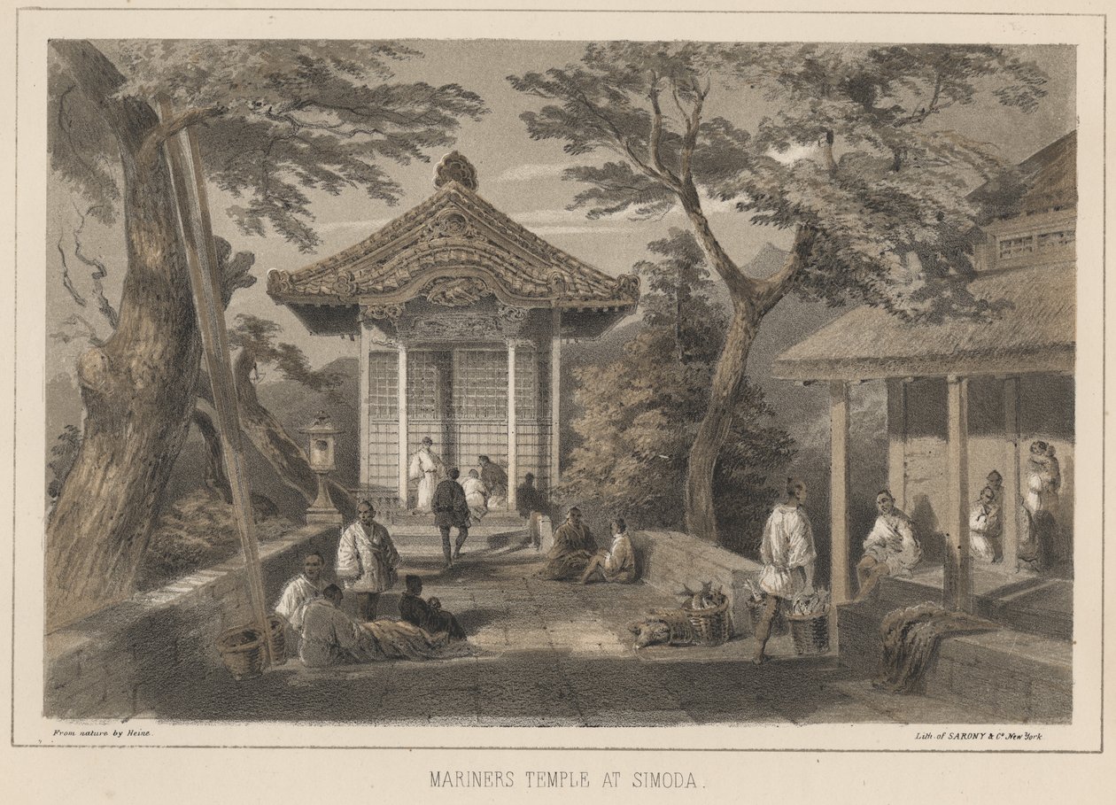 锡诺达的水手寺，1855年 作者 威廉·约瑟夫·海涅